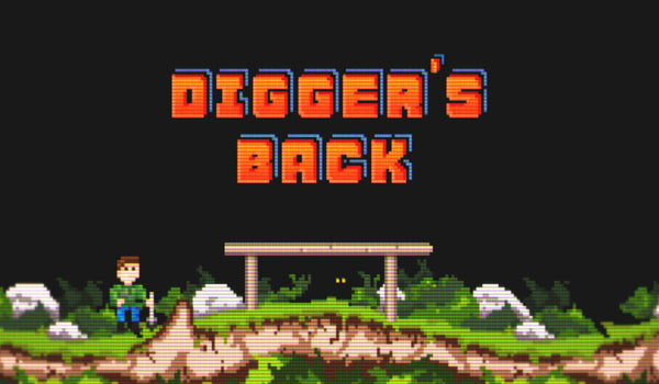 Digger's back