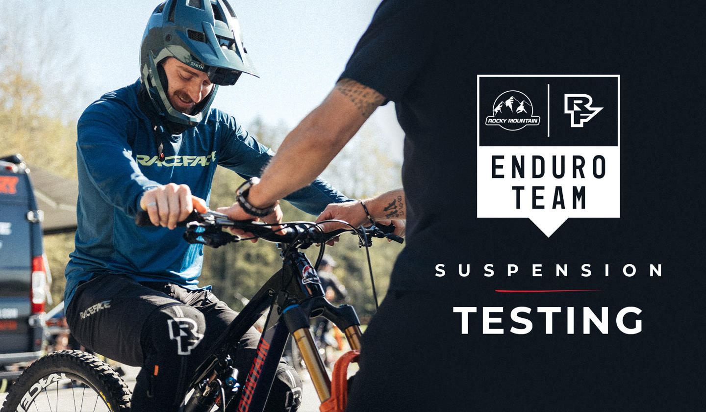 Rocky Mountain Race Face Enduro Team - Suspension testing
