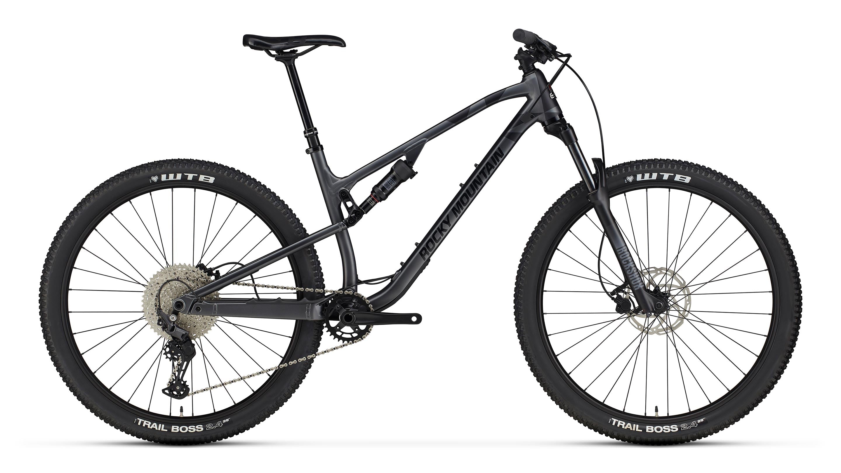 Rock mountain dual suspension men's mountain bike sale